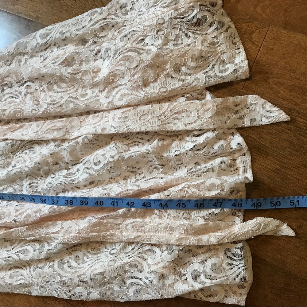 True Vintage Sheer Lace Dress S - Picture 5 of 8